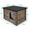 Katzenhaus XL Katzenhütte Katzenhöhle Outdoor draußen Produktbild-Vorschau 4