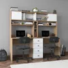 Skye Decor, kvalitný písací stôl (E1) v prevedení orechová Náhľad obrázku produktu 4