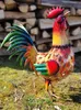 Hahn bunt Metallhahn groß 55cm Tierfigur Bauernhof Haus Hof Produktbild-Vorschau 3