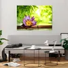 Bilder auf glas - Asien spa bambus blume - 100x70cm - Produktbild-Vorschau 6