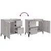 vidaXL Badschrank Grau Sonoma 65x33x60 cm Holzwerkstoff Produktbild-Vorschau 10