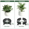 Roulette pour plantes ROSEJANE, réglable en hauteur, Voir les images du produit 4