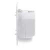 Side view of a white wall switch. Produktbild-Vorschau