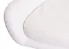 A close-up view of a white upholstered seat cushion with visible stitching. Náhled obrázku produktu