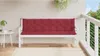 Cuscini per panca da giardino 2 pz. Tessuto Oxford rosso Anteprima dell’immagine prodotto 3