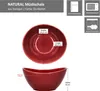 Mäser 6x Natural Schale 400ml rot Steingut 6 Pers für Produktbild-Vorschau 6