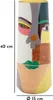 Mauro Ferretti Vase Piccassy Farbe hoch Ø15x40 cm Produktbild-Vorschau 8