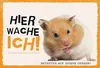 vianmo Holzschild 20x30 cm Hamster hier wache ich eigene Produktbild-Vorschau 1