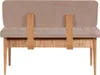 A view of the back of a bench. Produktbild-Vorschau