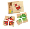 Mini puzzle "Biedronka" w drewnianym pudełku Podgląd zdjęcia produktu 1