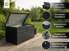Boîte de rangement en métal, coffre de jardin, 300 L, Voir les images du produit 1