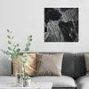 DEQORI Hybrid Leinwand Bild 50x50 cm 'Fließendes Gold' Produktbild-Vorschau 3
