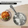 Sada 3 panvíc 20, 24 a 28 cm z nehrdzavejúcej ocele Náhľad obrázku produktu 2