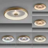 LED Deckenleuchte, messing, dimmbar, Fernbedienung, H 9,5 Produktbild-Vorschau 6