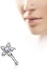 Nasenpiercing Stecker Blume Blüte Nasenstecker Stift Nasen Produktbild-Vorschau 2