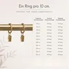 1-läufig 160 cm Antikgold Metall Gardinenstange Produktbild-Vorschau 10