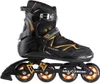 A black and orange inline skate is shown against a white background. Podgląd zdjęcia produktu