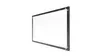 A rectangular metallic magnetic board with a black marble pattern frame, shown from a side angle against a white background. Podgląd zdjęcia produktu