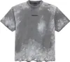 Balenciaga Back Print T Shirt Medium Fit Grau Uni Produktbild-Vorschau 1