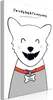 Vliesstoff Leinwandbild - Doggy Harry (1 Part) Vertical Produktbild-Vorschau 1