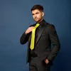 Cravate classique pour homme, brillante, plusieurs couleurs Voir les images du produit 3