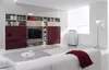 A modern living room with a large entertainment unit, a white sofa, and a portable air conditioner. Produktbild-Vorschau