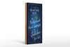 Holzschild Spruch 10x27cm Im Kühlschrank brennt immer Licht Produktbild-Vorschau 1
