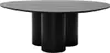 Miliboo - Design-Couchtisch aus schwarzem Holz B100 cm Produktbild-Vorschau 1