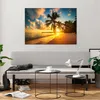 Bilder auf glas - Meer Strand Palme - 100x70cm - Glasbilder Produktbild-Vorschau 6