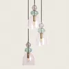 Pendelleuchte Metall und Glas Tri Baudelaire Rosa Produktbild-Vorschau 8