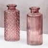 2er Set Vase Rosa H14cm Glas Blumenvase Tischdeko Frühling Produktbild-Vorschau 6