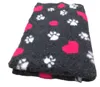 Vet Bed Hundebett anthrazit mit Pfoten und Herzen 150 x 100 Produktbild-Vorschau 2