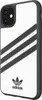 A close-up, angled view of an iPhone 11 case with the Adidas logo and three stripes. Anteprima dell’immagine prodotto