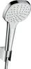 Hansgrohe Brausenset Croma Select E 1jet/Porter weiß/chrom Produktbild-Vorschau 3