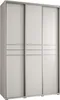 MEBLE KRYSPOL Davos 10 Schrank, drei Türen - 235,2x150x45 Produktbild-Vorschau 1