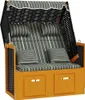 vidaXL Fauteuil de plage avec coussins en rotin synthétique Voir les images du produit 8