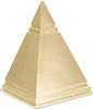 Mauro Ferretti Skulptur Pyramide Gold 11,5x11,5x15,5 cm Produktbild-Vorschau 1