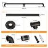 iropro Handlauf Treppengeländer Geländer 180cm Wandhandlauf Produktbild-Vorschau 9