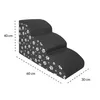 Domarex DOGGURU Grau Pfoten Hundetreppe 3 Stufen 60x30x40 Produktbild-Vorschau 2
