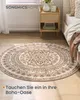 SONGMICS HOME Teppich rund, 120 cm d, Wohnzimmerteppich, Produktbild-Vorschau 9