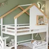 STILVORA 90x200 Kinderbett mit Stauraumtreppe,Etagenbett Produktbild-Vorschau 5