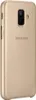 The back of a gold Samsung smartphone in a case. Náhled obrázku produktu