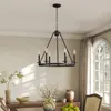 Lustre Tribesigns vintage noir, suspension à 6 ampoules Voir les images du produit 3