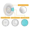 Diagram showing the layers and materials of an earpad. Produktbild-Vorschau