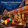 7M Bunt LED Lichterketten Innen Außen, Weihnachten Deko Produktbild-Vorschau 2