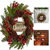Weihnachtskränze und Winterkränze zum Aufhängen Tür Kränze Produktbild-Vorschau 9