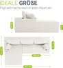 Juskys Sofa Coredo - Creme, moderne Couch aus Cord mit Produktbild-Vorschau 7