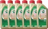 Six bottles of Castrol Edge 0W-30 motor oil are lined up side-by-side against a white background. Produktbild-Vorschau