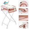 Faltbare Babybadewanne mit Ständer, XL Baby Badewanne Produktbild-Vorschau 4