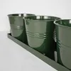 Kovový podnos se 3 květináči Mary's Garden Supplies, 52 cm, Náhled obrázku produktu 3
